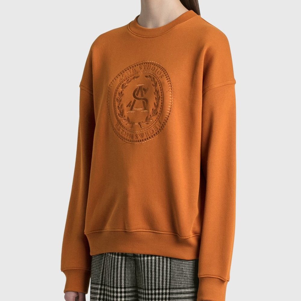 Acne Studios Logo Embroidered Sweater